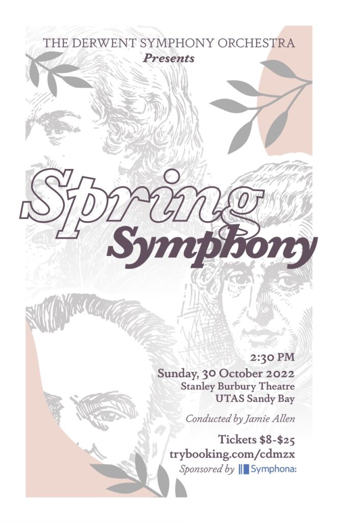 Derwent Symphony Orchestra plays Spring Symphony, conducted by Jamie Allen, 30th of October 2022